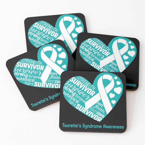 Item preview, Tourette's Syndrome Heart Support Tourette's Syndrome Warrior Fighting designed and sold by GennieShop.
