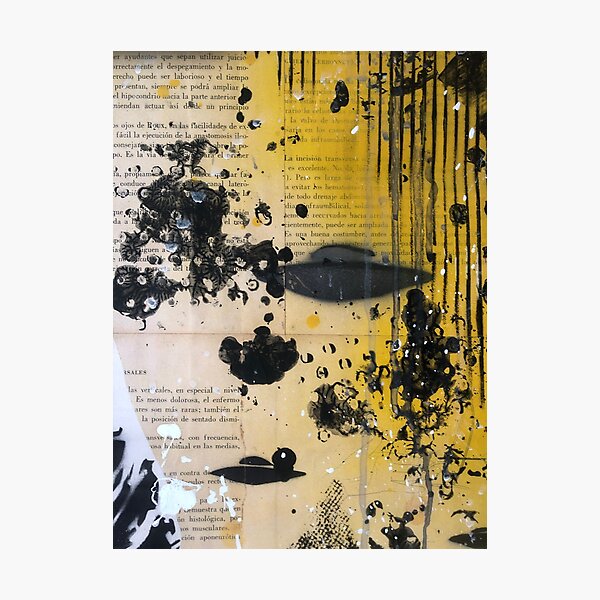 UFO | Graffiti wall | Pop art | Street-art aesthetics Photographic Print