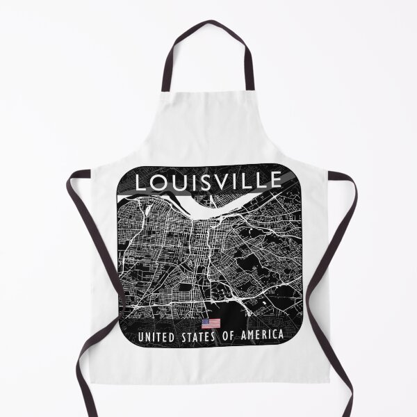 Item preview, LOUISVILLE MAP USA designed and sold by hatimelhag.