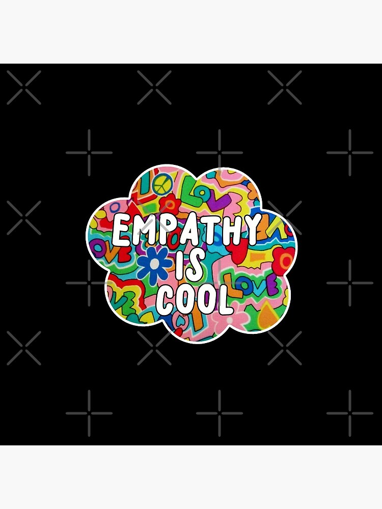 Disover Empathy Is Cool Groovy Retro Love Pin
