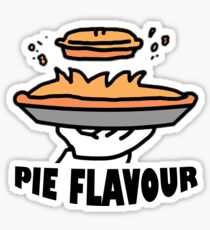 Pie Flavour - ASDF Movies (colour) Sticker