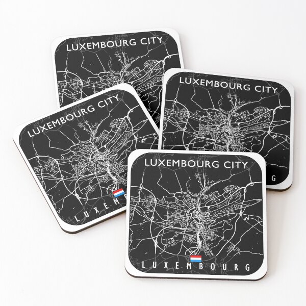Item preview, LUXEMBOURG CITY MAP designed and sold by hatimelhag.