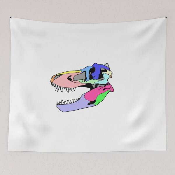 Item preview, Tyrannosaurus Skull (Colored) designed and sold by peltigaan.