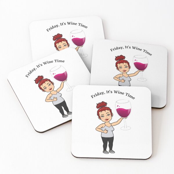 Item preview, Friday, Its Wine Time designed and sold by JJs-Tees.
