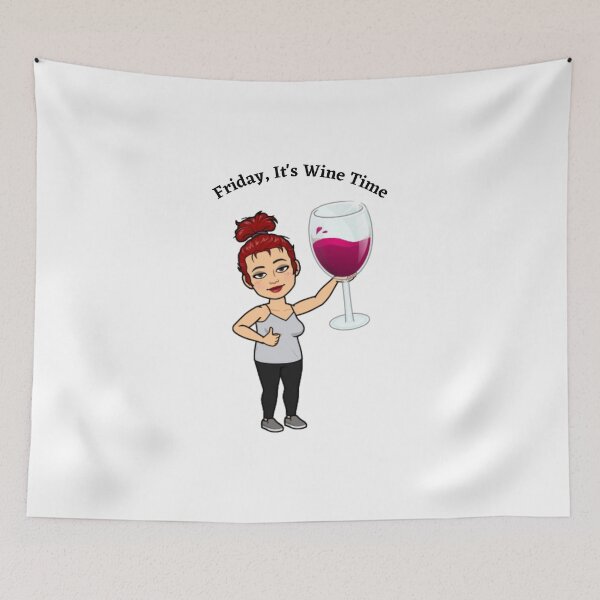 Item preview, Friday, Its Wine Time designed and sold by JJs-Tees.