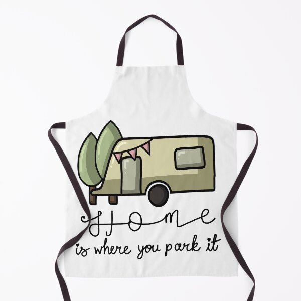Item preview, Home is where you park it caravan sticker designed and sold by Ktcreate.