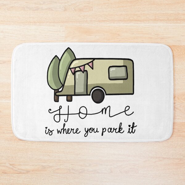 Item preview, Home is where you park it caravan sticker  designed and sold by Ktcreate.