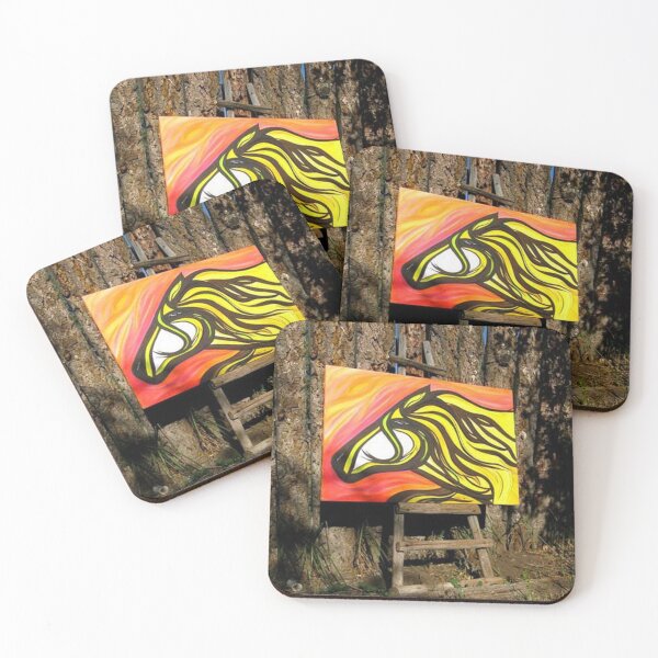 Item preview, Rustic Yellow Horse designed and sold by KR Art Studio.