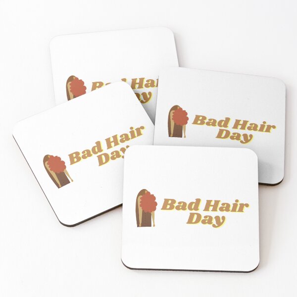 Item preview, Bad Hair Day with slouched person - Funny, relateable hat design designed and sold by Teetee94.