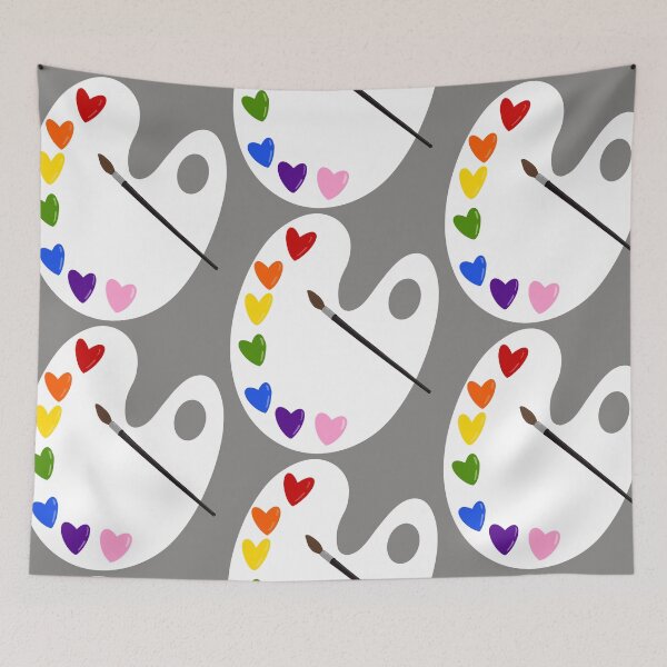 Item preview, Heart paint palette designed and sold by King-of-my-art.