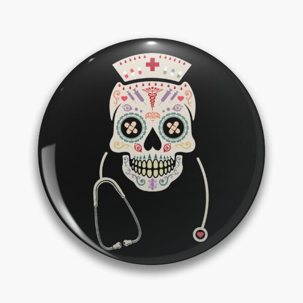 Item preview, Day Of Dead Halloween Nurse Costume designed and sold by Clavitaps.