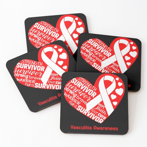 Item preview, Vasculitis Heart Support Vasculitis Warrior Fighting designed and sold by GennieShop.