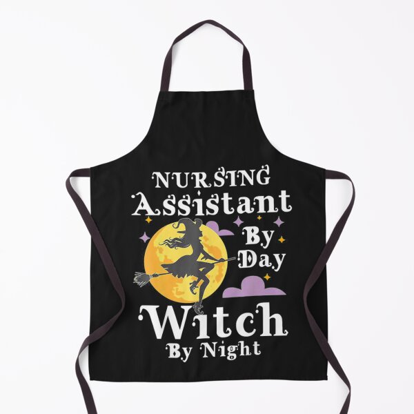 Item preview, Nursing Assistant by day witch by night designed and sold by Clavitaps.