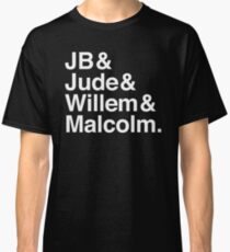 A LITTLE LIFE book JB & Jude & Willem & Malcolm (in white) Classic T-Shirt