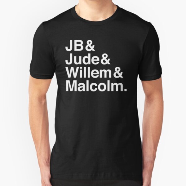 A LITTLE LIFE book JB & Jude & Willem & Malcolm (in white) Slim Fit T-Shirt