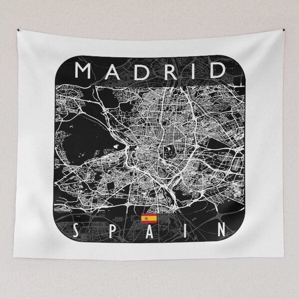 Item preview, MADRID MAP SPAIN designed and sold by hatimelhag.
