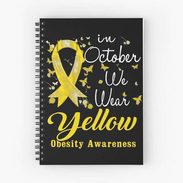 Item preview, In October We Wear Yellow Ribbon Obesity Awareness designed and sold by largellie.