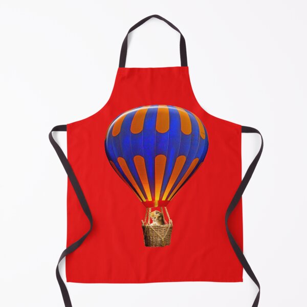 Item preview, Kitten In Hot Air Balloon Basket designed and sold by FreedomUniverse.