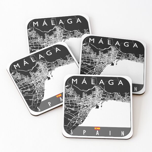 Item preview, MALAGA MAP SPAIN designed and sold by hatimelhag.