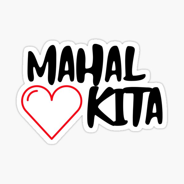 Mahal Kita Stickers Redbubble