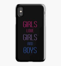 Girls Love Girls and Boys iPhone Case/Skin