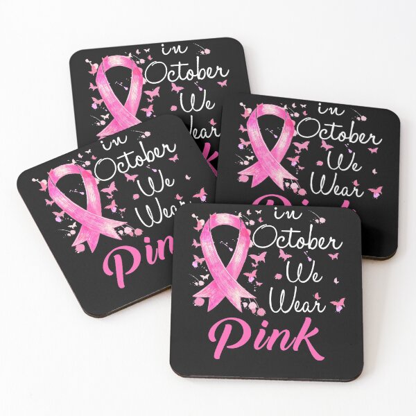 Item preview, In October We Wear Pink Ribbon Breast Cancer Awareness designed and sold by largellie.
