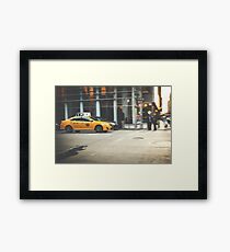 Taxi, Taxi! Framed Print