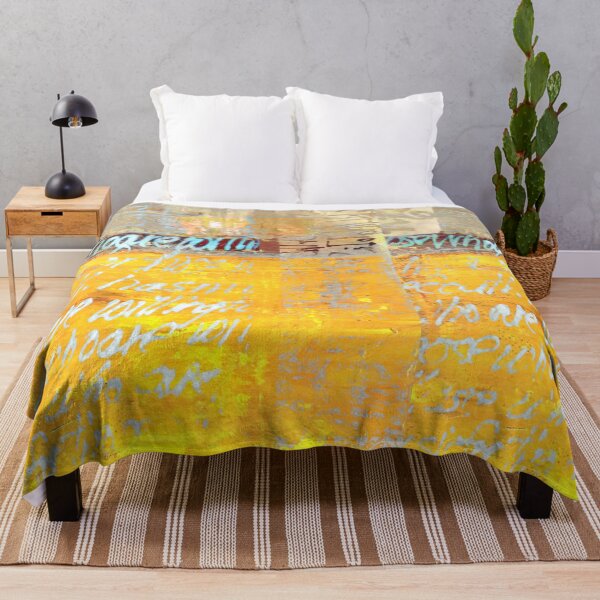 Item preview, Textured Yellow Abstract Art designed and sold by NancyMerkle.