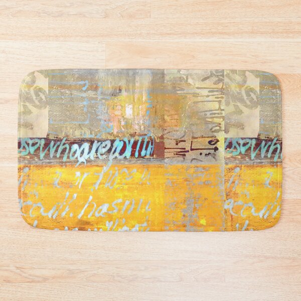 Item preview, Textured Yellow Abstract Art designed and sold by NancyMerkle.