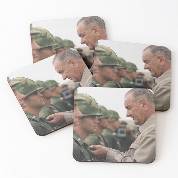 Item preview, LBJ Decorating A Soldier - Vietnam 1966 designed and sold by warishellstore.