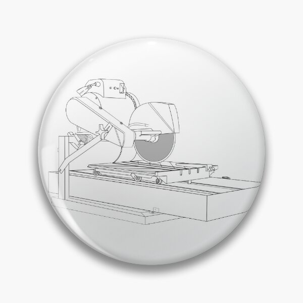 Item preview, Tile saw technical Drawing  designed and sold by KeyboardCommand.
