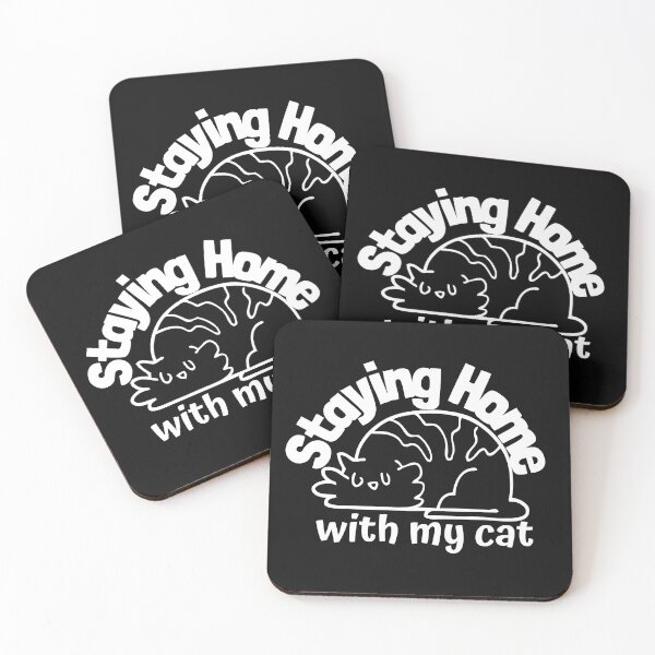 Item preview, Staying Home With My Cat Cute Design designed and sold by EarthArtDesigns.