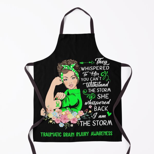 Item preview, I Am The Storm Traumatic Brain Injury Awareness designed and sold by Brad-FI.