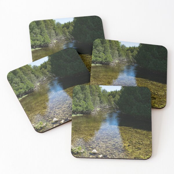 Item preview, Soft Flow - Sunny River in the Forest designed and sold by Georgia Mizuleva.