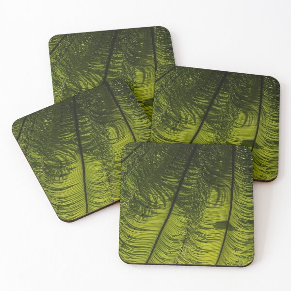 Item preview, Tropical Green Rhythms - Feathery Fern Fronds - Horizontal View Down Left designed and sold by Georgia Mizuleva.
