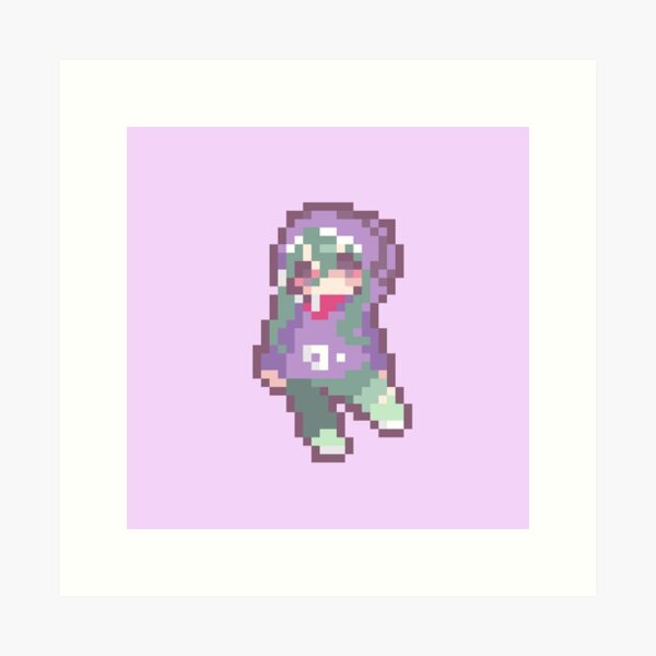 Tiny Pixel Kido  Art Print