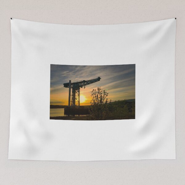 Item preview, Titan Crane Clydebank Sunset designed and sold by GillianSweeney.