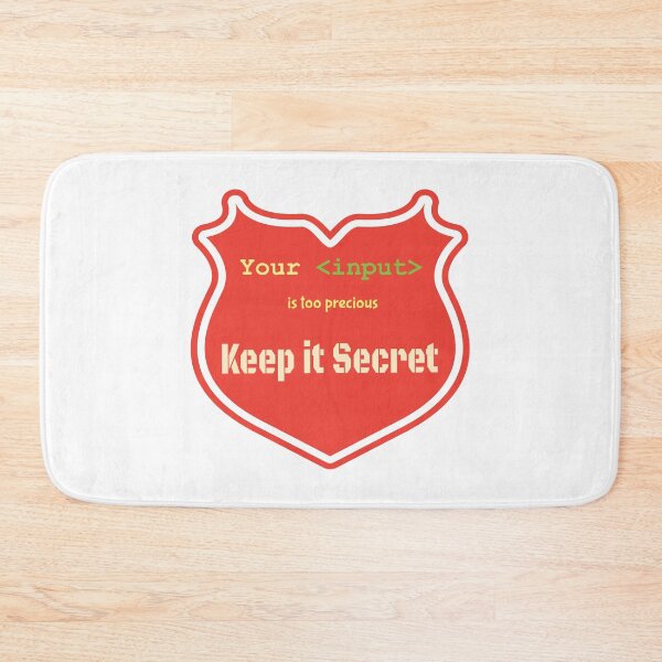 Item preview, Sarcastic quote Your Input is too Precious - Keep It Secret Red designed and sold by IrinchiDE.
