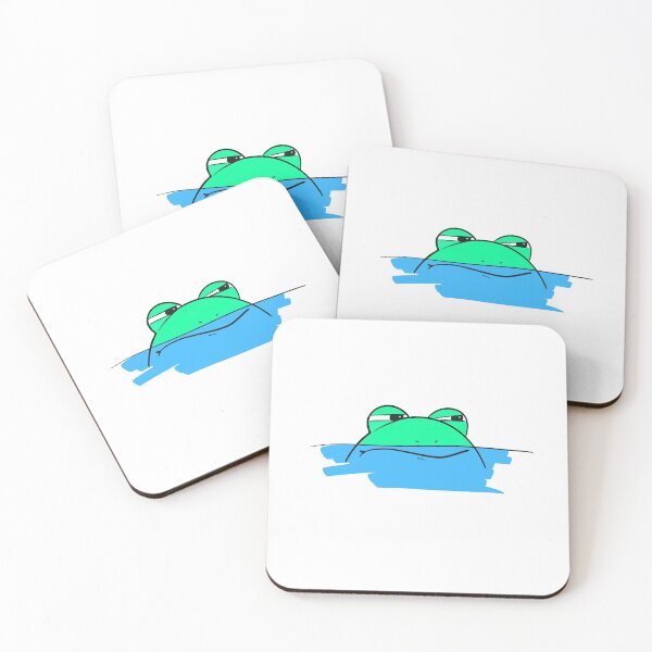 Item preview, Suspicious green frog splash designed and sold by mike deee.