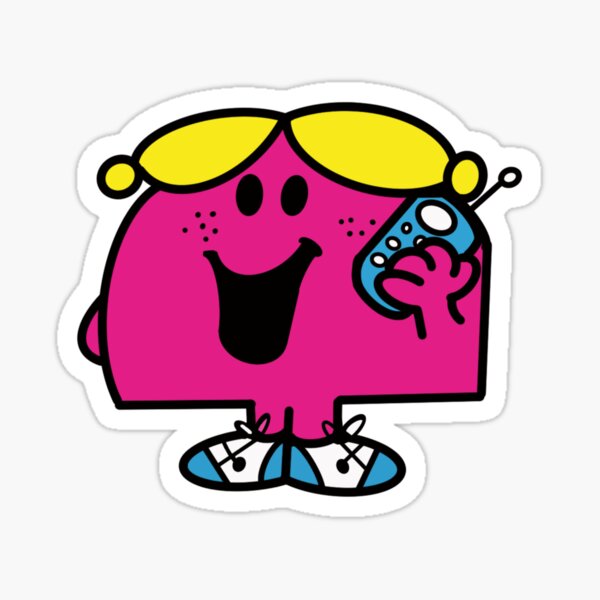 “Little Miss Chatterbox” Sticker for Sale by maggieelias | Redbubble