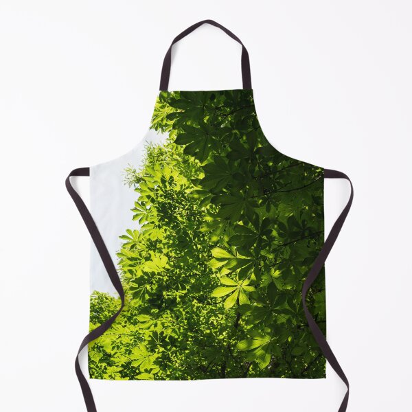 Item preview, More Than Sixty Shades Of Green - Sunlit Chestnut Leaves Patterns - Vertical Right One designed and sold by Georgia Mizuleva.