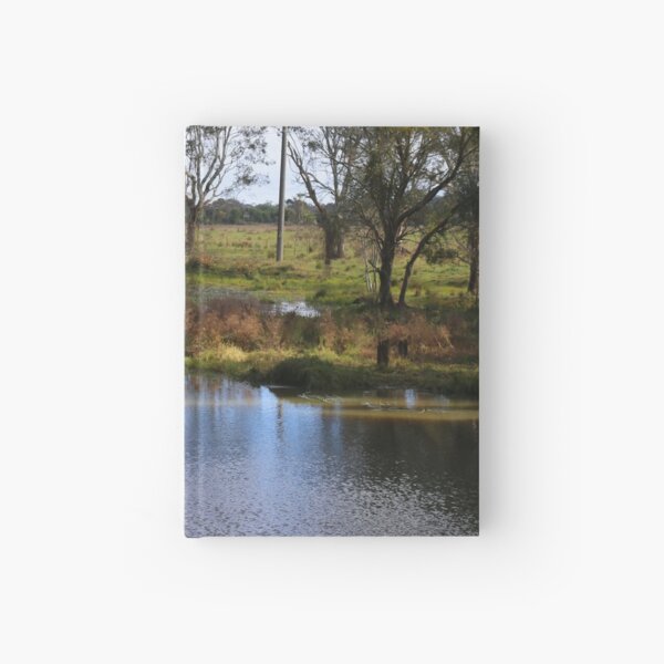 Pillars and river Hardcover Journal