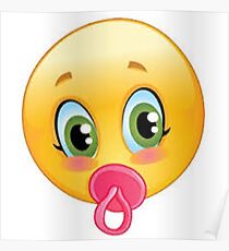 Baby Emoji Poster