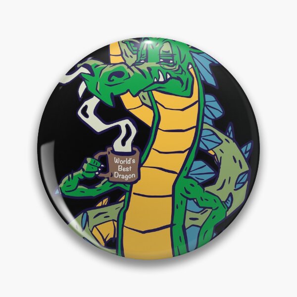 Item preview, Green Gold and Blue Dragon with World's Best Dragon Coffee Mug designed and sold by orionlodubyal.