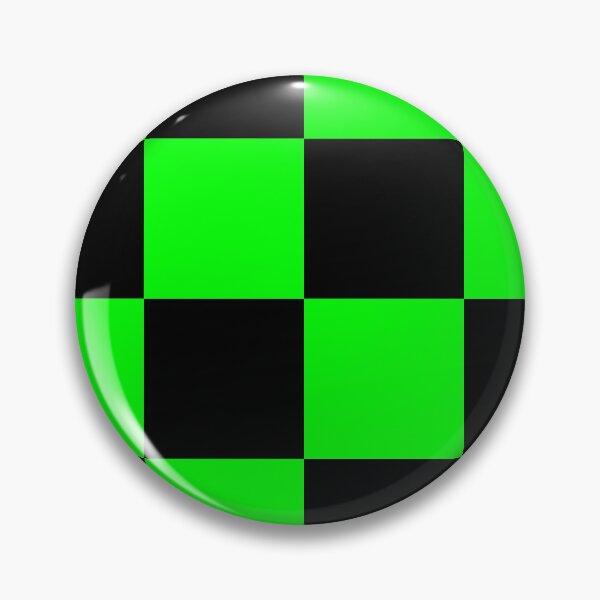 Item preview, Checkered (Large Squares) Electric Green and Black designed and sold by Tree45.