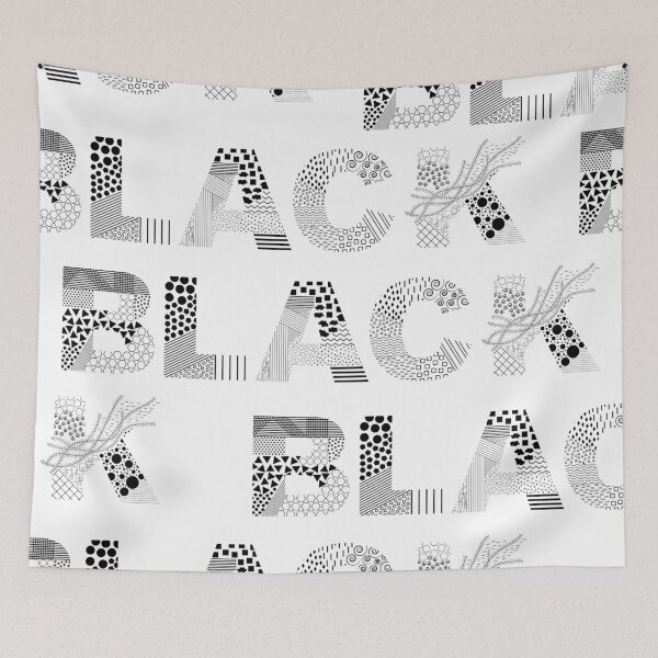 Item preview, BLACK - Pattern Type designed and sold by tangerinedusk.