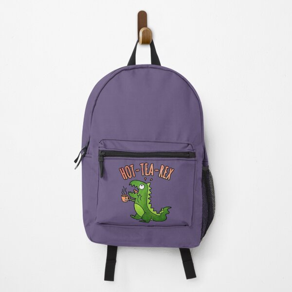 Item preview, Hot Tea Rex Funny Cute Dinosaur Pun (Light Green) designed and sold by jufiokart.