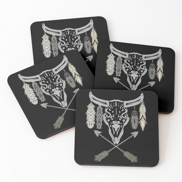 Item preview, Western skull designed and sold by FickleandFancy.