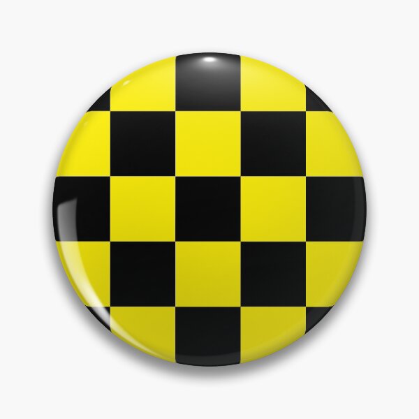 Item preview, Checkered (Medium Squares) Yellow and Black designed and sold by Tree45.
