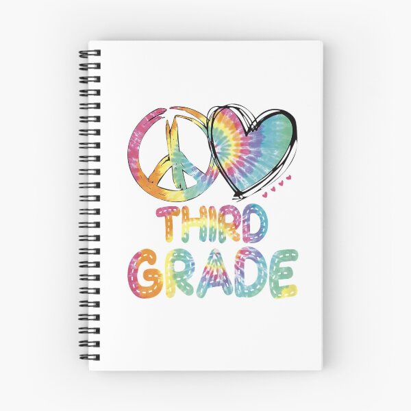 Item preview, Peace Love Third Grade Funny Tie Dye Hello Third Grade  designed and sold by FelixRiojas.